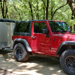 Cooper Lake Jeep And Trailer
