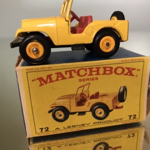 Vintage Matchbox Jeep