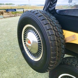 Side spare tire