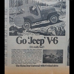 Go Jeep V6!