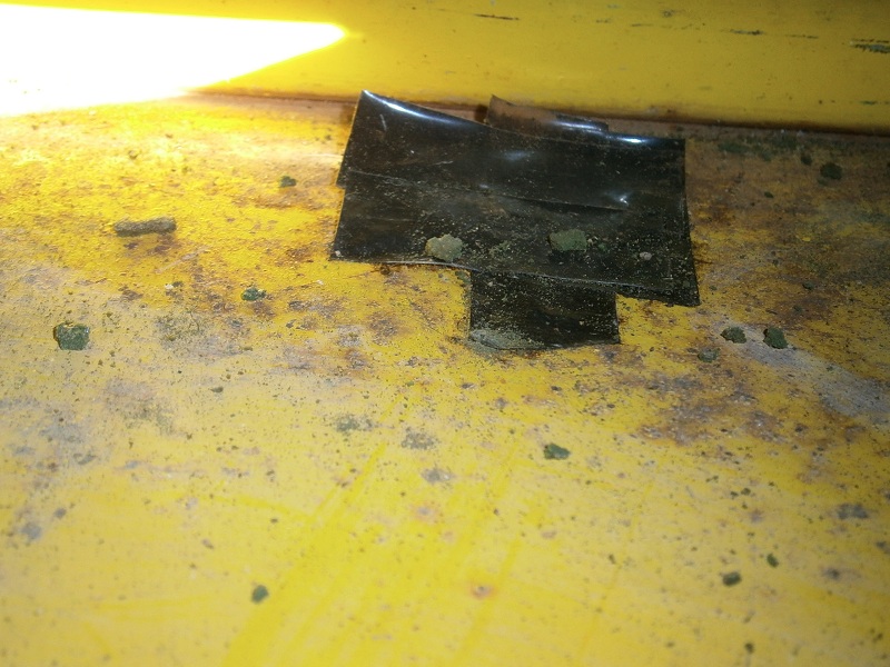 12 tape on tool box drain hole.JPG