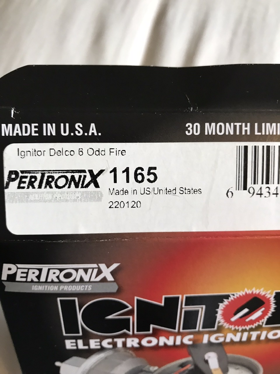 Pertronix 1165 kit for Dauntless oddfire v6