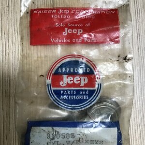 Media 'NOS Jeep ignition tumbler with keys' in album 'Beach66Bum's CJ5A'